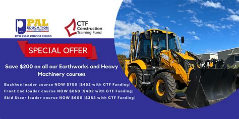 skid steer ticket perth|front end loader training perth.